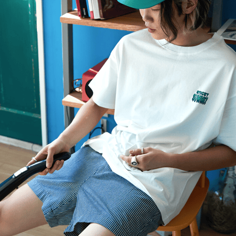 『FREAKISH BUILDING』  ルーベイタックショートパンツ (Navy)