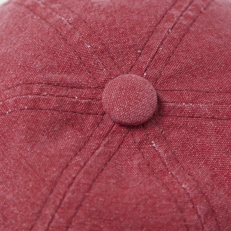 『CANERA』　washing vintage cap (Light Red)