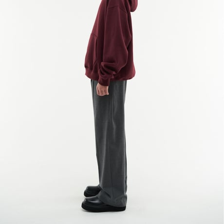 『HIFIFNK』  alden wool trousers pants (Grey)