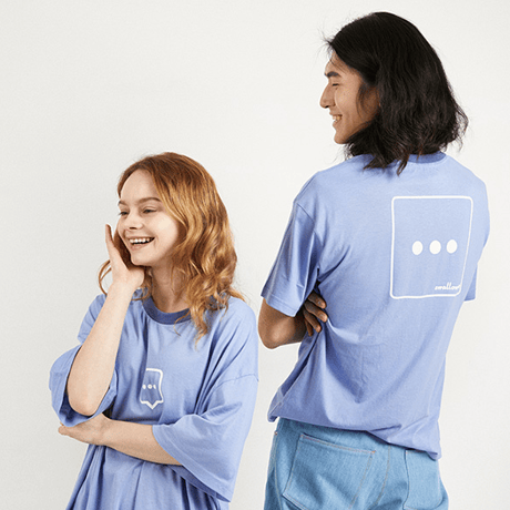 『Swallowtale』 ドットドットドット Tシャツ (Blue)