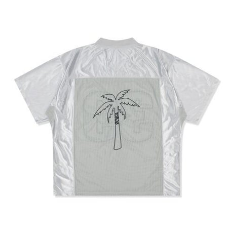 『CHAP CHAP』 　チャップツリー パームフットボール Tシャツ(Gray)