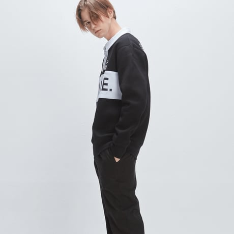 Verynineflux NINTH COLLAR CREWNECK (Black)