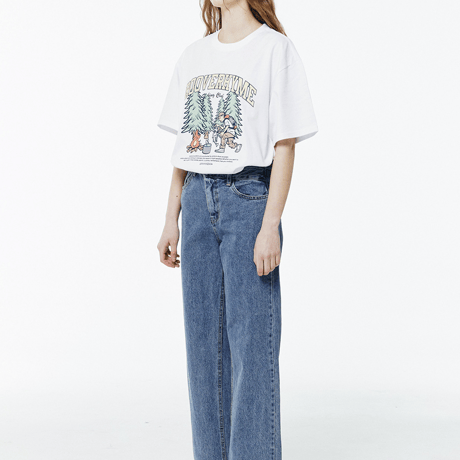 『grooverhyme』 　キャンピングボーイ Tシャツ (White)