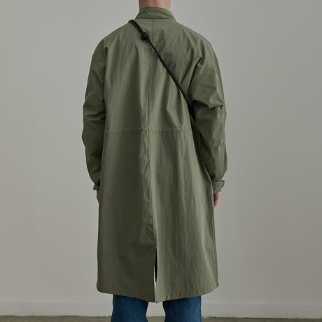 『 BY:L 』 　フィッシュテール ーバーコート  (Khaki)