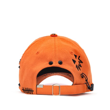 『BLACKBLOND』  クレージーグラフィティーキャップハロウィーンエディション (Orange)