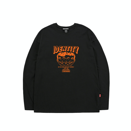 『TRIPSHION』 　トリプルゼントルマンロング Tシャツ (Black)