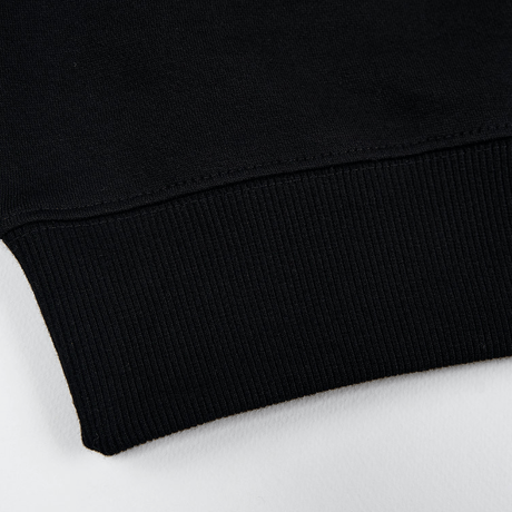 『LOUPS BLANCS』  インザルームカラージップアップスウェット  (Black)