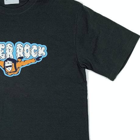 『SK8ER ROCK』 　parasuit short sleeve tee (Charcoal)