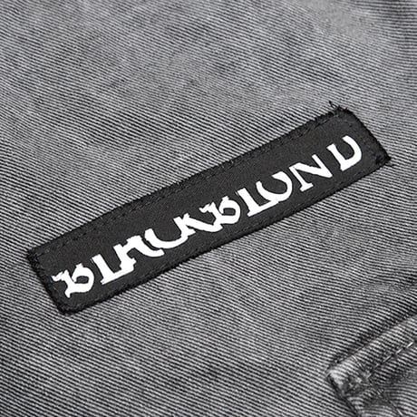 『BLACKBLOND』 　ザアパリションワイドデニムカーゴパンツ (Gray)