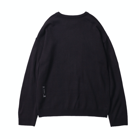 『 BY.L 』    スプレーペインティングニット (Black)