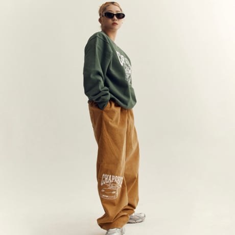 『CHAP CHAP』 　レーシングベアコーデュロイパンツ (Beige)