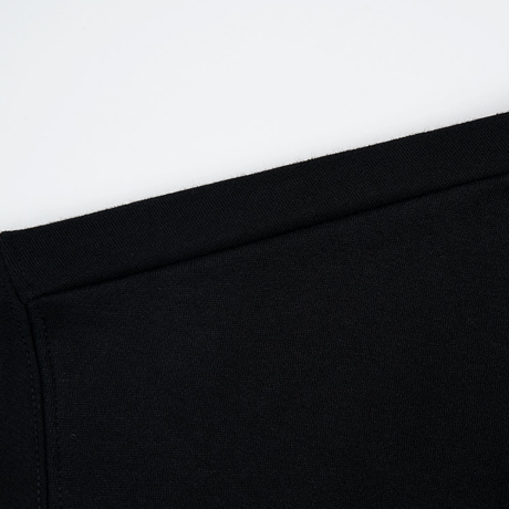 『LOUPS BLANCS』  インザルームカラージップアップスウェット  (Black)