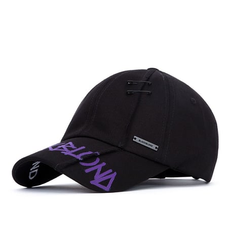『BLACKBLOND』   ペルソナグラフィティーロゴキャップ (Black)