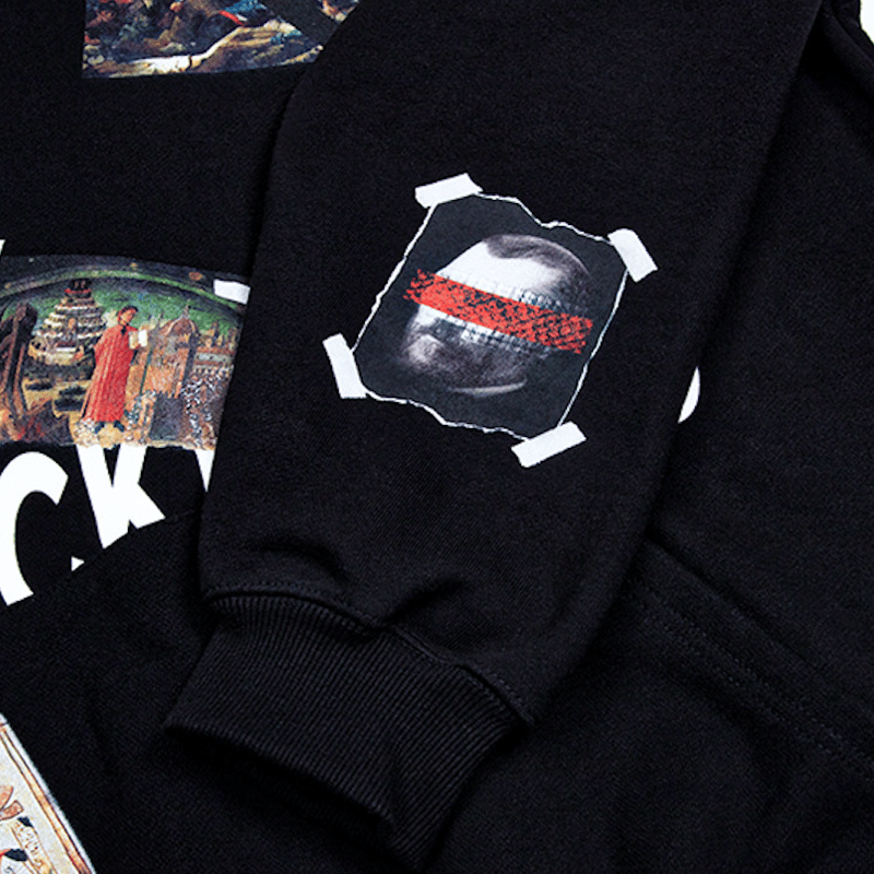 愛美　BLACKBLOND MK BLACKBLOND 2024 パーカー コラボレーションオーバーフィットピグメントフーディ | 愛美