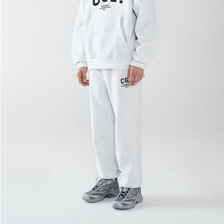 『Code:graphy』 　アップリケロゴトレーニングパンツ (M.Grey)
