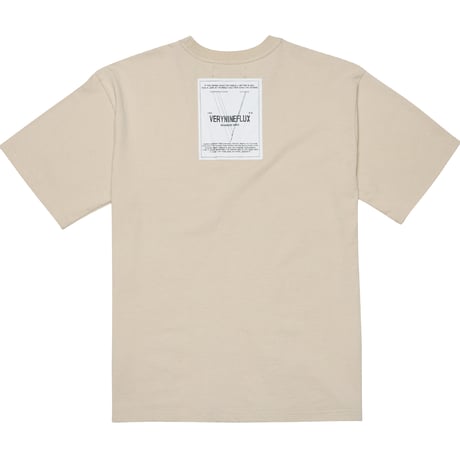 『Verynineflux』 ビハインド Tシャツ (Beige)