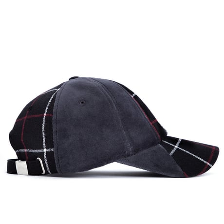 『BLACKBLOND』ペルソナチェックキャップ (Black)