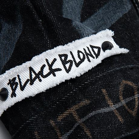 『BLACKBLOND』イノセントグラフィティデニムジャケット (Black)