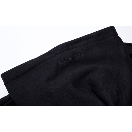 『BLACKBLOND』 　カバードロゴパーカー (Black)