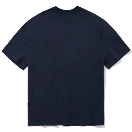 『Code:graphy』 　グリーンアースロゴ Tシャツ (Navy)