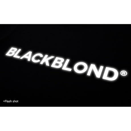 『BLACKBLOND』 　リフレクションクラシックスマイルロゴパーカー (Black)