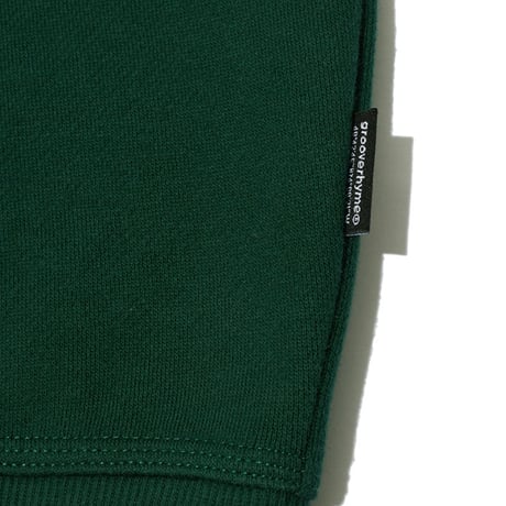 『GROOVE RHYME』 swoosh lettering sweatshirt (D/Green)