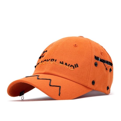 『BLACKBLOND』  クレージーグラフィティーキャップハロウィーンエディション (Orange)