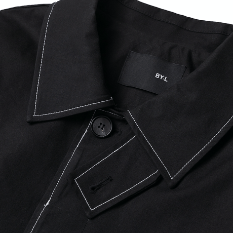 『 BY:L 』 　ステッチオーバーコート  (Black)