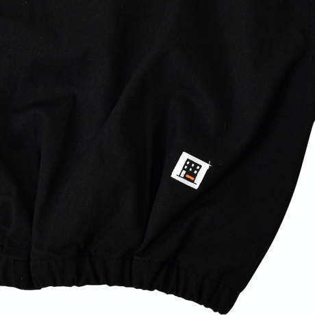 『FREAKISH BUILDING』 レーシングラインクロップジャケット (Black)