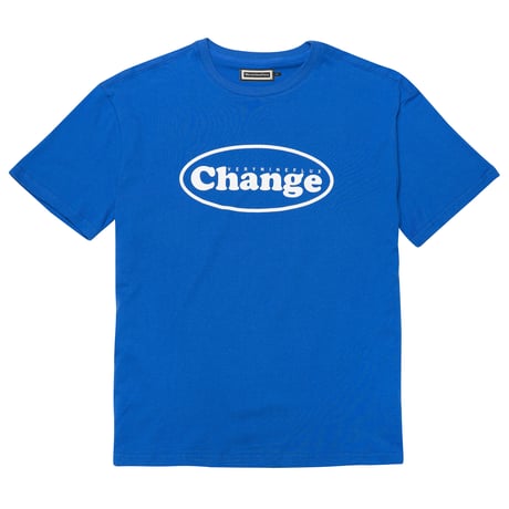 『Verynineflux』  オーバル  Tシャツ (Blue)