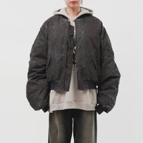 『HIFIFNK』  michael cracked ma-1 (2Color)