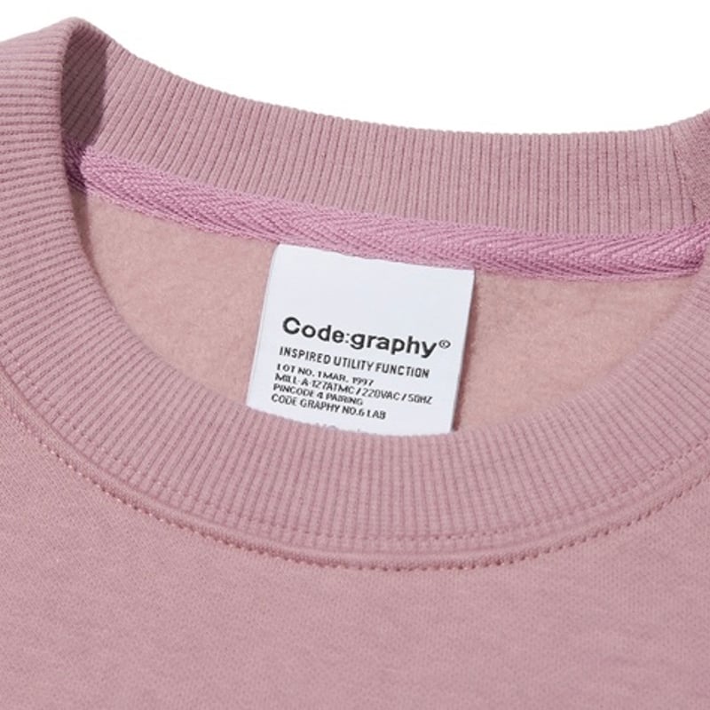 Code:graphy』 アーチロゴスウェット (Indi Pink) | 6LJStore Code:graphy』 アーチロゴスウェット (Indi Pink) | 6LJStore