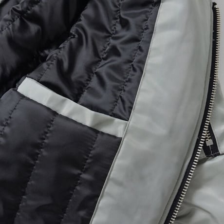 『 BY:L 』 　マルチポケットオーバーサイズMA-1  (Grey)