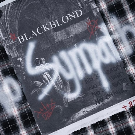 『BLACKBLOND』　No Sympathy Layered Check Shirt (Black)