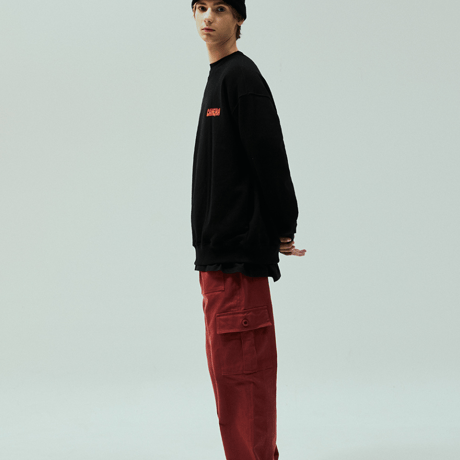 『CANERA』　シンボルスウェットシャツ (Black)