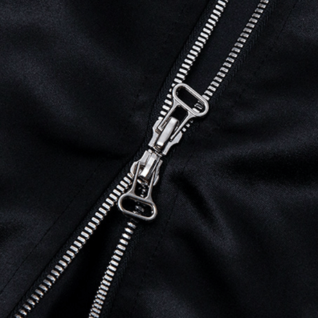 『BLACKBLOND』Front Logo Sukajan Jacket (Black)
