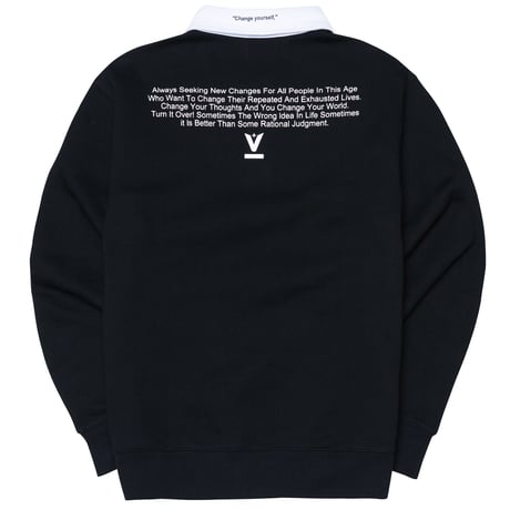 Verynineflux NINTH COLLAR CREWNECK (Black)
