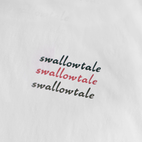 『Swallowtale』 ディープ Tシャツ (White)