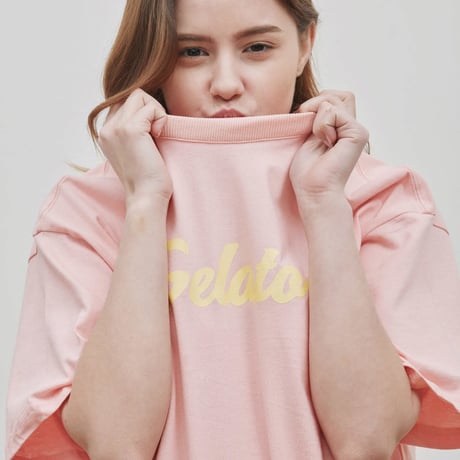 『Verynineflux』  イメジュリーTシャツ (Pink)