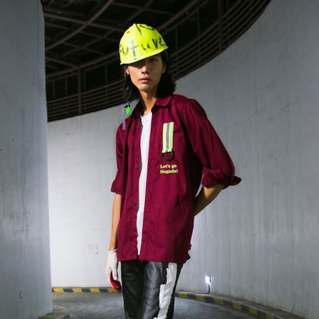 Swallowtale Single reflective taped Shirts (Wine)