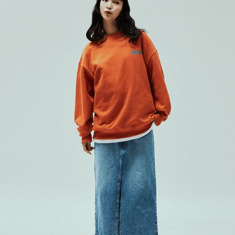 『CANERA』　シンボルスウェットシャツ (Orange)