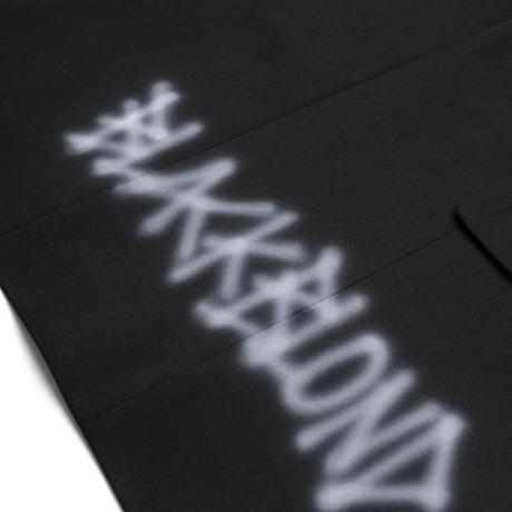 『BLACKBLOND』　graffiti logo plercing blazer (Black)