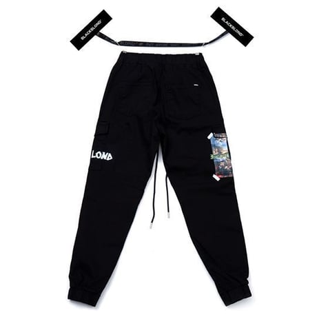 『BLACKBLOND』 イノセントカーゴジョガーパンツ (Black)