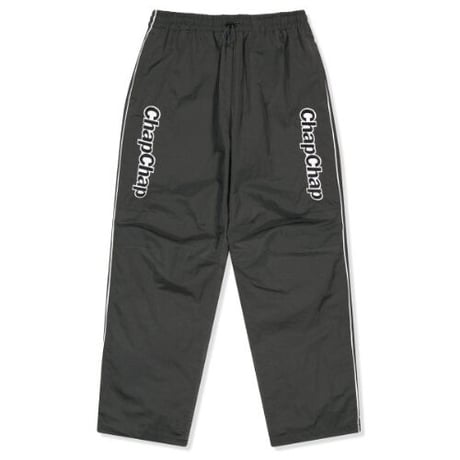 『CHAP CHAP』 　トルネードロゴナイロンパンツ (Black)