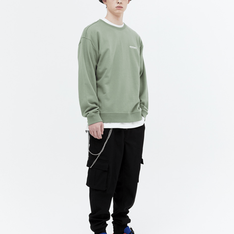 『grooverhyme』 　NYC ロケーションスウェット (Light Khaki)
