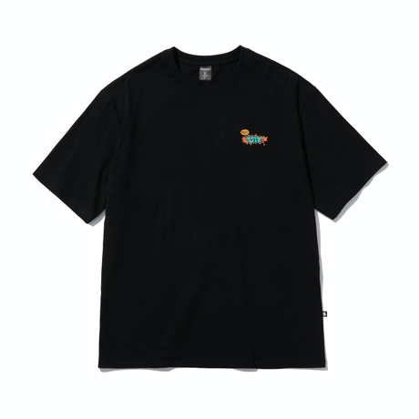 『grooverhyme』 　ハニーアンドピザ Tシャツ (Black)