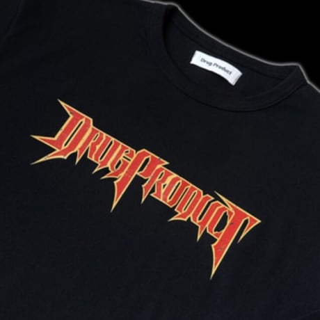 『DRUG PRODUCT 』 　ビンテージプリンティングロングスリーブTシャツ (Black)