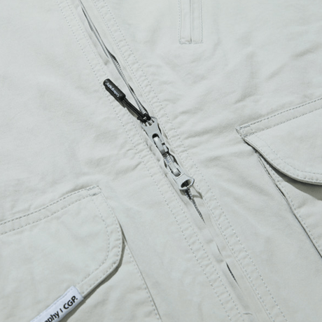 『Code:graphy』 　ユーティリティショットジャケット (Grey)