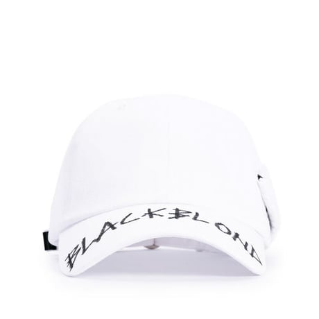 『BLACKBLOND』 サイドパッチグラフィティロゴキャップ (White)