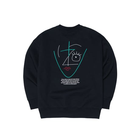 Verynineflux VISAGE CREWNECK (Black)